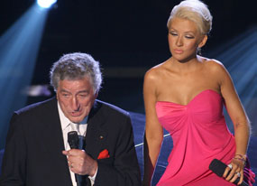 Christina Aguilera, Tony Bennett, Emmys Christina Aguilera, Tony Bennett, Emmys